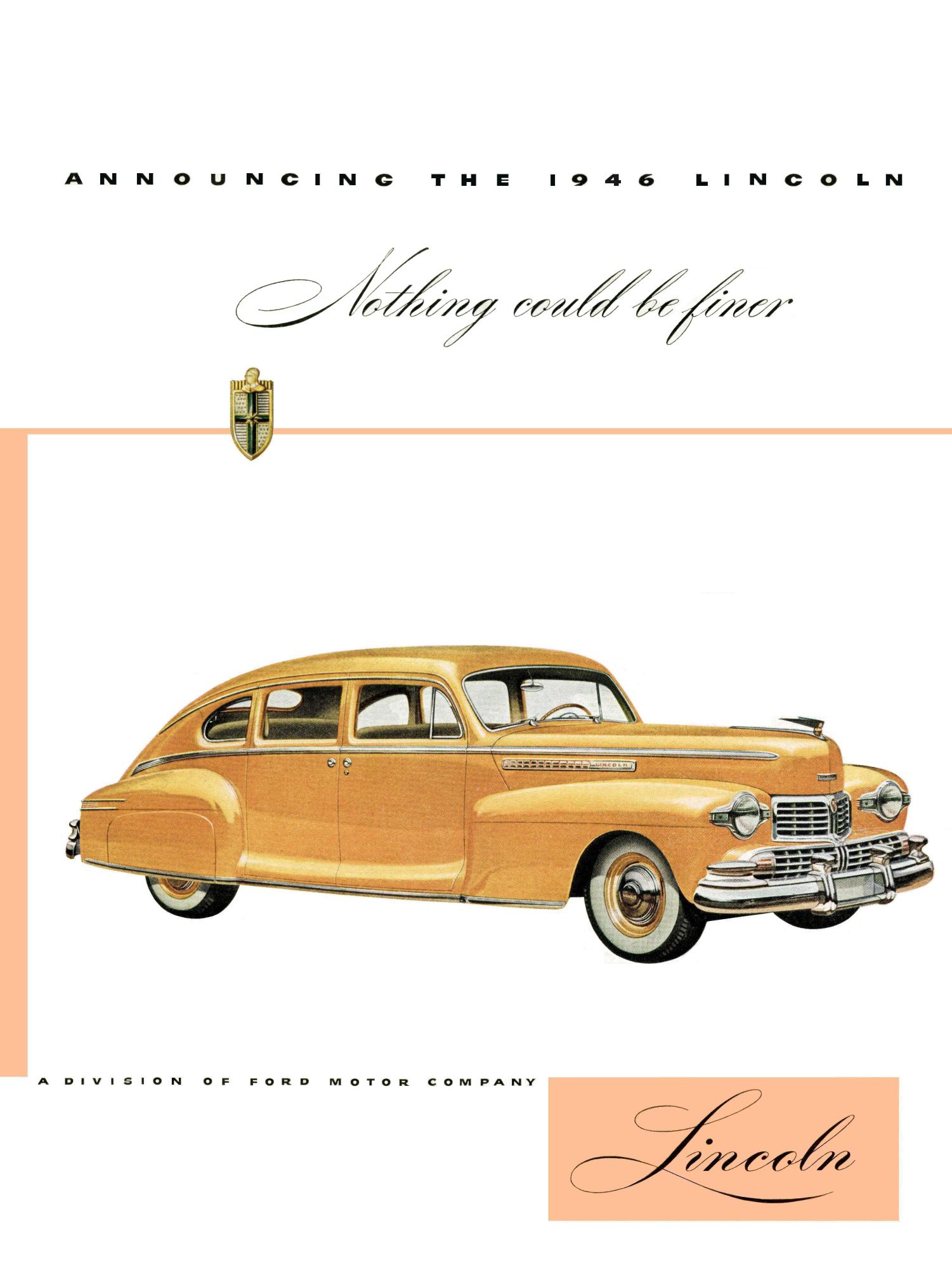 1946 Lincoln Auto Advertising